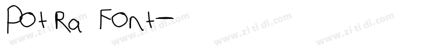 Potra Font字体转换